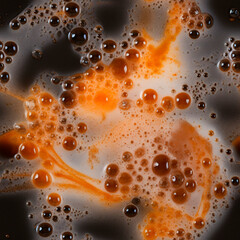 seamless abstract background with bubbles