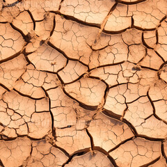 seamless dry cracked earth