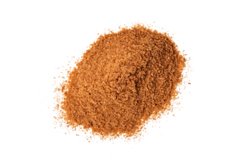 Photo of coco powder  taken with a high-resolution camera using on a white background.