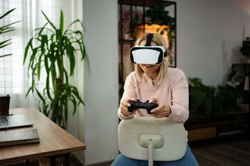 Engaging in Virtual Worlds from a Cozy Home Sanctuary with a Controller in Hand