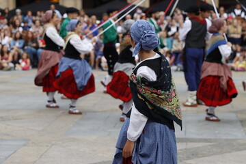 Basque folk dance performance