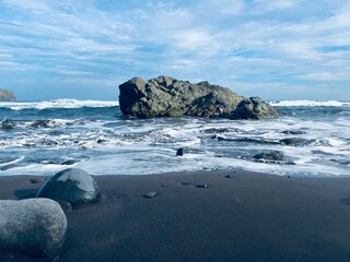 rocks on the beach