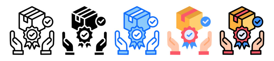 Brand Recognition icon Multi Style Vector Illustration