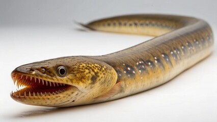 Lamprey on studio background