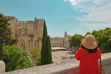 Avignon, ville de Provence dans le sud-est de la France.