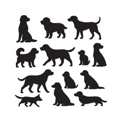 Silhouette of a bird in black on plain white background design