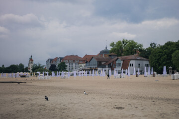 Coastal tourist city near the sea