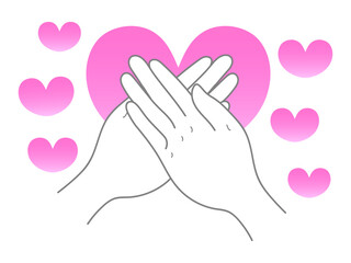 Obraz premium イラスト 手