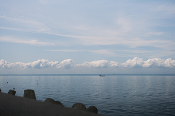 Storm coming to the beach