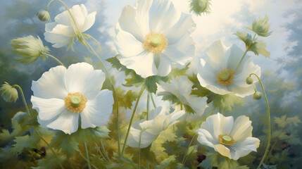 spring flowers in the forest