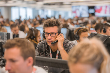 CrowdStrike Outage Notification in Office