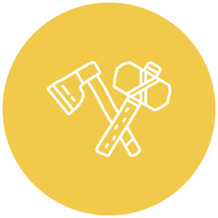 Axe and hammer Icon