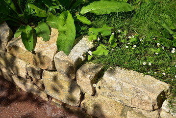 Muret de jardin