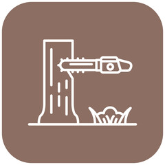 Cutting tree Icon