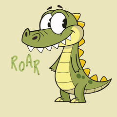 Baby daino roar artwork