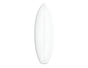 White Surfboard 3D Render