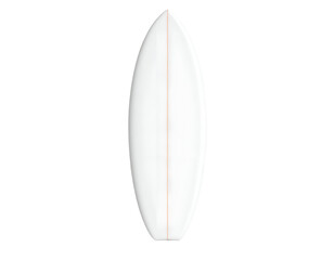 White Surfboard 3D Render
