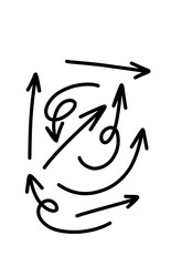 hand drawn vector illustration of a pen