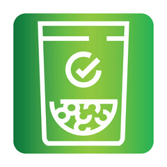 cholesterol free product black line icon for digital and print projects.  Minimal clean icons for apps and websites.