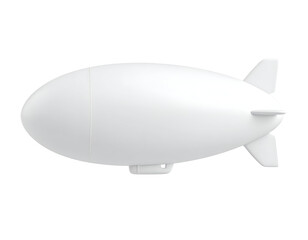 White Airship 3D Model