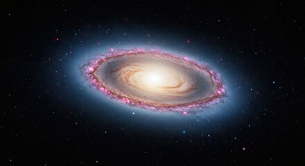 The Majestic Andromeda Galaxy Illuminates the Cosmic Canvas in a Breathtaking Display of Stellar Brilliance and Galactic Grandeur