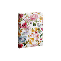 Floral Notebook, Watercolor Flowers, Book Cover Design