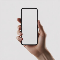 hand holding smart phone