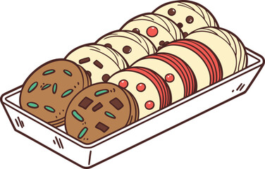 Cookie Day Celebration Illustration Design. Tasty Cookie Day Creative Artwork. Delicious Cookie Day Holiday Illustration. Sweet Cookie Day Dessert Design. Cookie Day Food Festival Artwork. Cookie Day