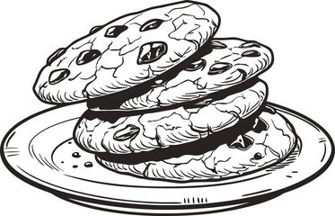 Cookie Day Celebration Illustration Design. Tasty Cookie Day Creative Artwork. Delicious Cookie Day Holiday Illustration. Sweet Cookie Day Dessert Design. Cookie Day Food Festival Artwork. Cookie Day