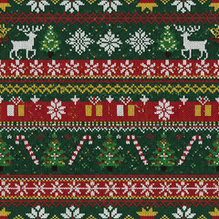 christmas seamless pattern