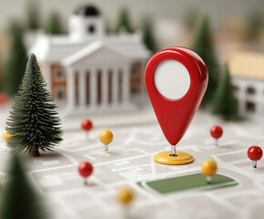 city map isolated