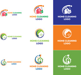 HOME CLEANING Logo Template 1
