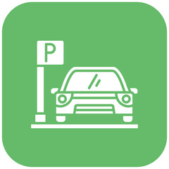 Obraz premium Parking Icon