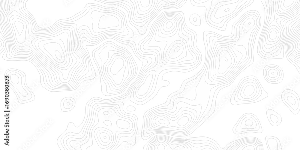 Poster black and white lines seamless topographic map patterns, topography line map. vintage outdoors style