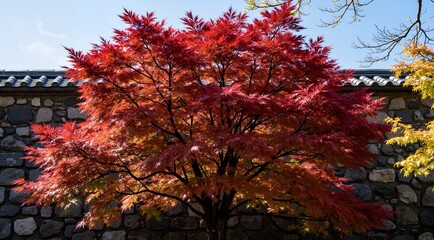 autumn trees in the park