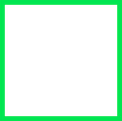 green square frame