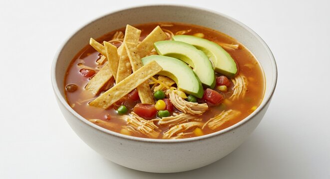 温かい鶏肉と野菜のスープ 彩り豊かに輝く This translates roughly to: "Warm chicken and vegetable soup, brightly shining with color." It's under the character limit and uses descriptive adjectives and verbs.. AI Generated