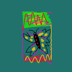 abstract background with colorful lines