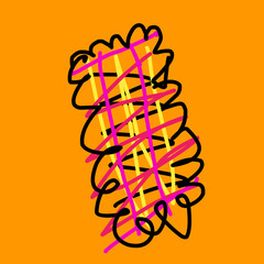 abstract background with colorful lines