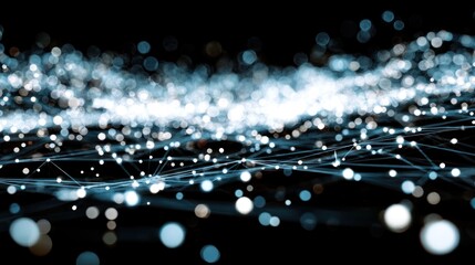 Abstract network of light points