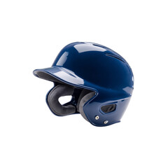 Fototapeta premium Navy Blue Youth Baseball Batting Helmet, Protective Gear for Little League