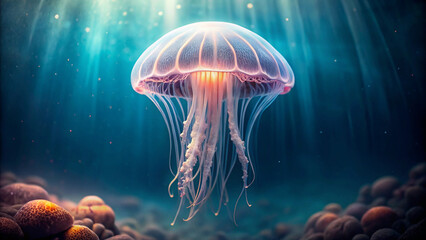 Floating jellyfish