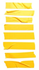 Obraz premium Yellow adhesive tape strips