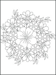 Abstract geometric pattern with color accents