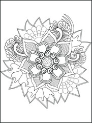 Abstract geometric shapes with bold color accents