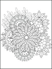 Abstract geometric pattern with vibrant color accents