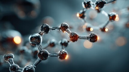 Molecular Structure Deep Dive Illustrative Design