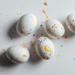 colorful easter eggs