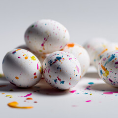 colorful easter eggs