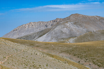Landscape in Olympus Mountain in Greece in the summer